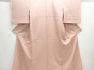 未使用品　絽一つ紋色無地着物